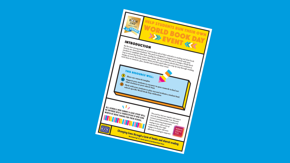 Help students run their own World Book Day event