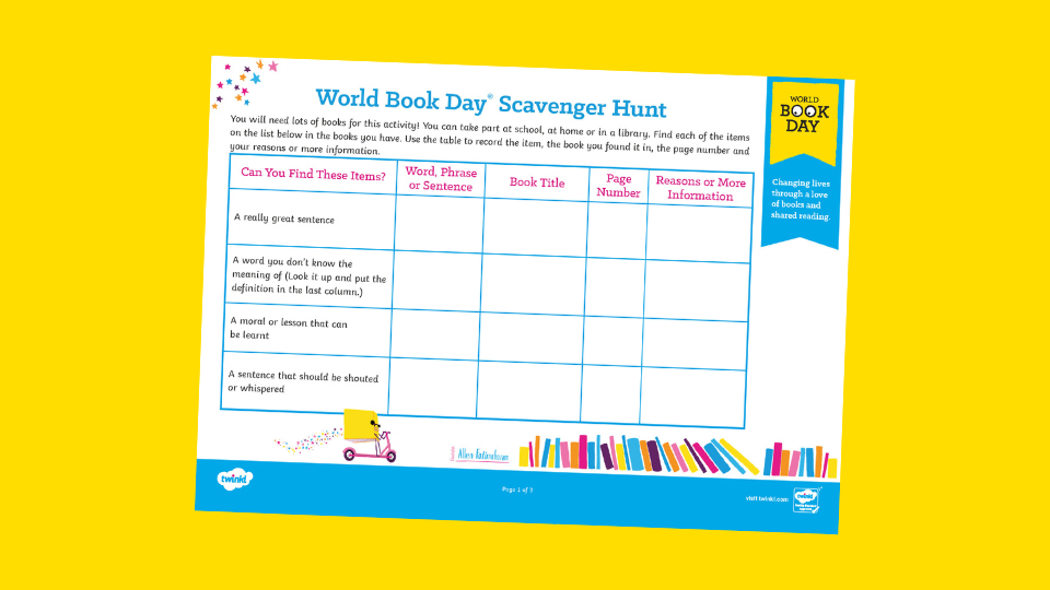 World Book Day Resources