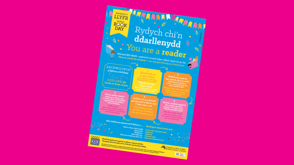 You are a reader primary poster – bilingual (English/Welsh)