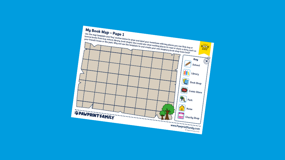 My Book Map – A Pawprint Family Resource
