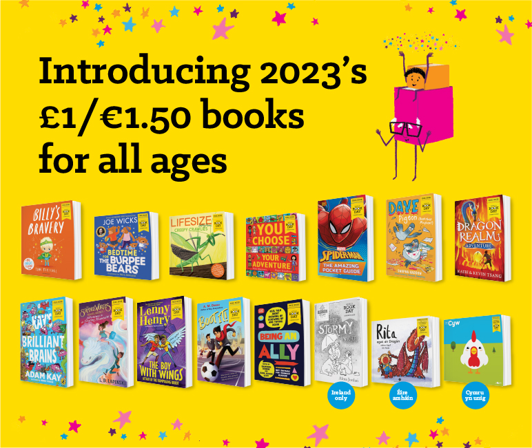 Introducing 2023's £1/€1.50 books for all ages