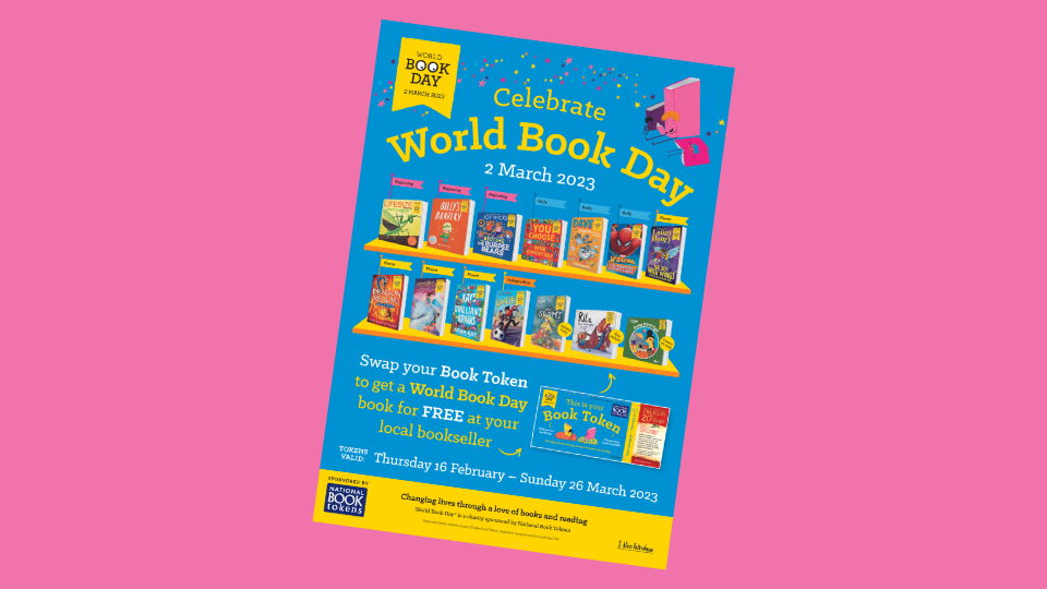 World Book Day 2023: Primary schools and Early Years £1/€1.50 books poster