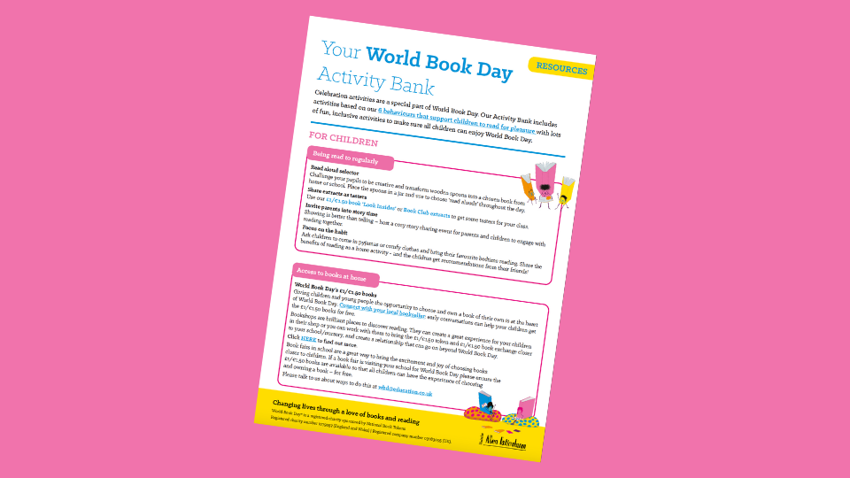 World Book Day: Primary Schools Activity Bank
