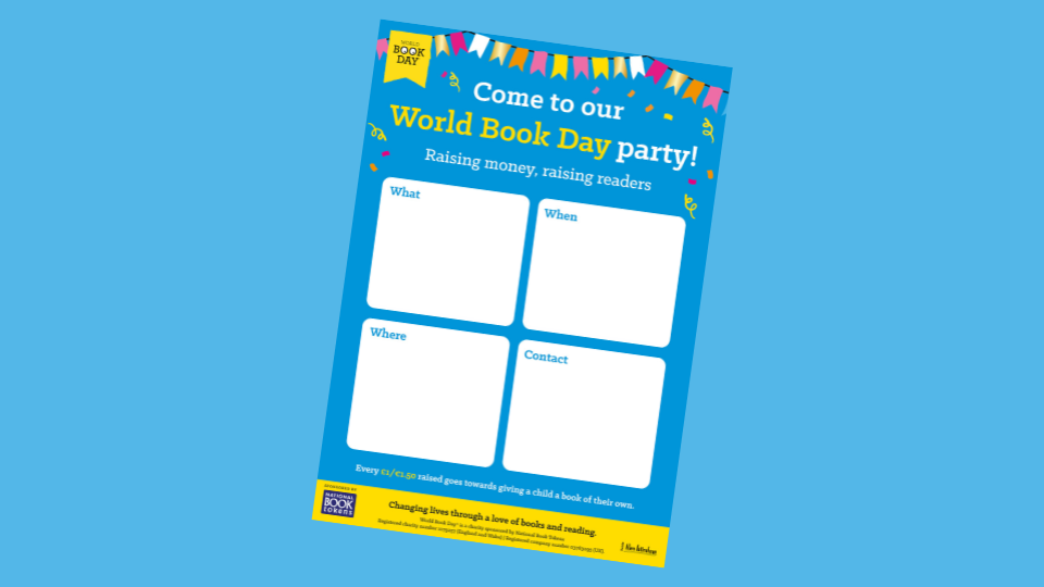 World Book Day Party Poster