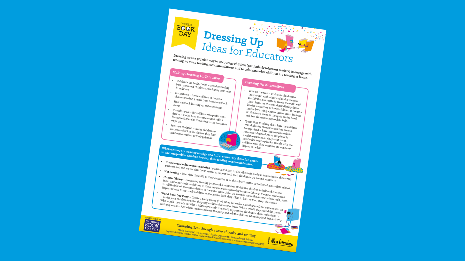 Dressing Up Ideas for Educators World Book Day