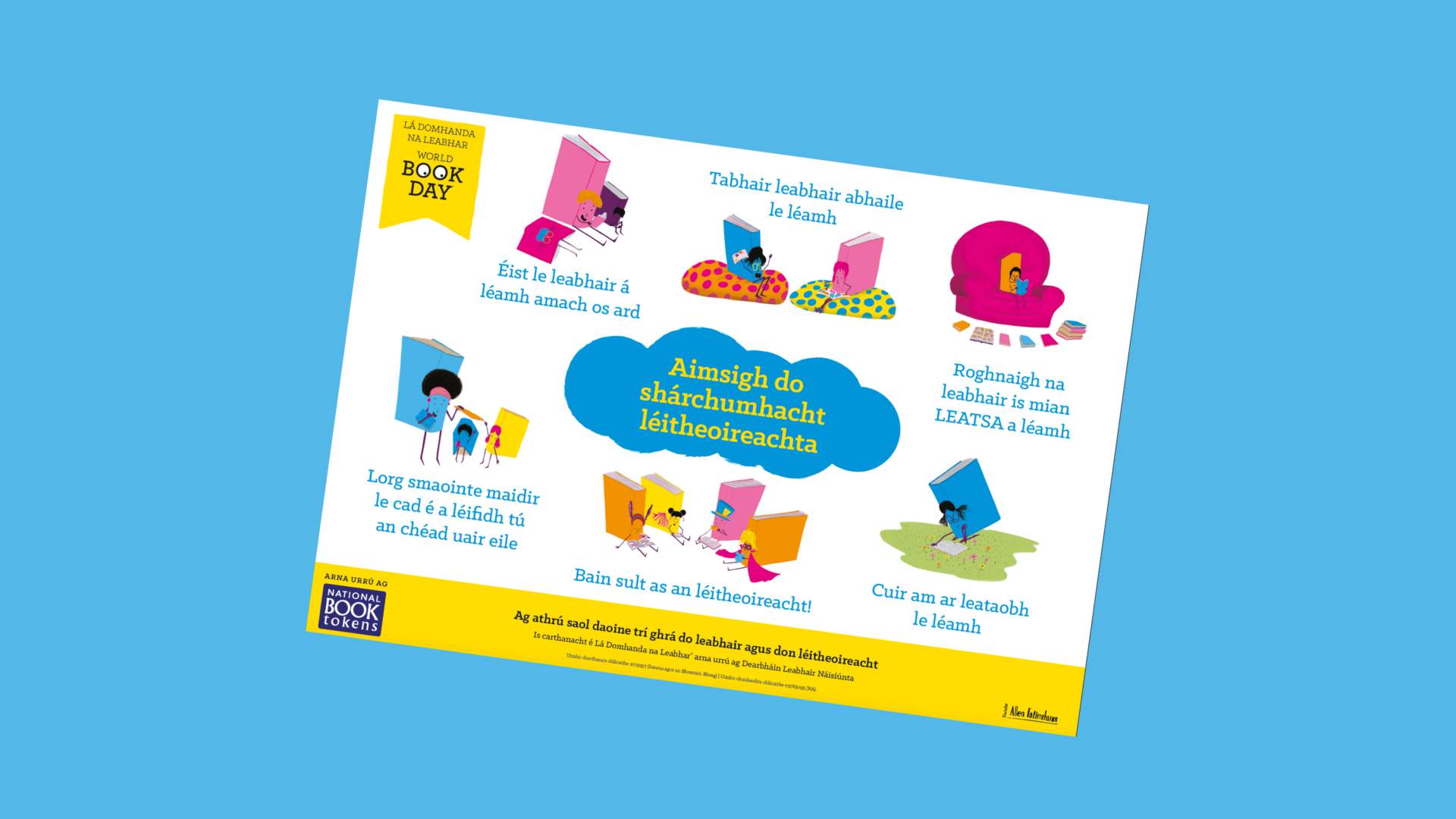World Book Day 2023 Ireland – 6 Principles of Reading for Pleasure Poster