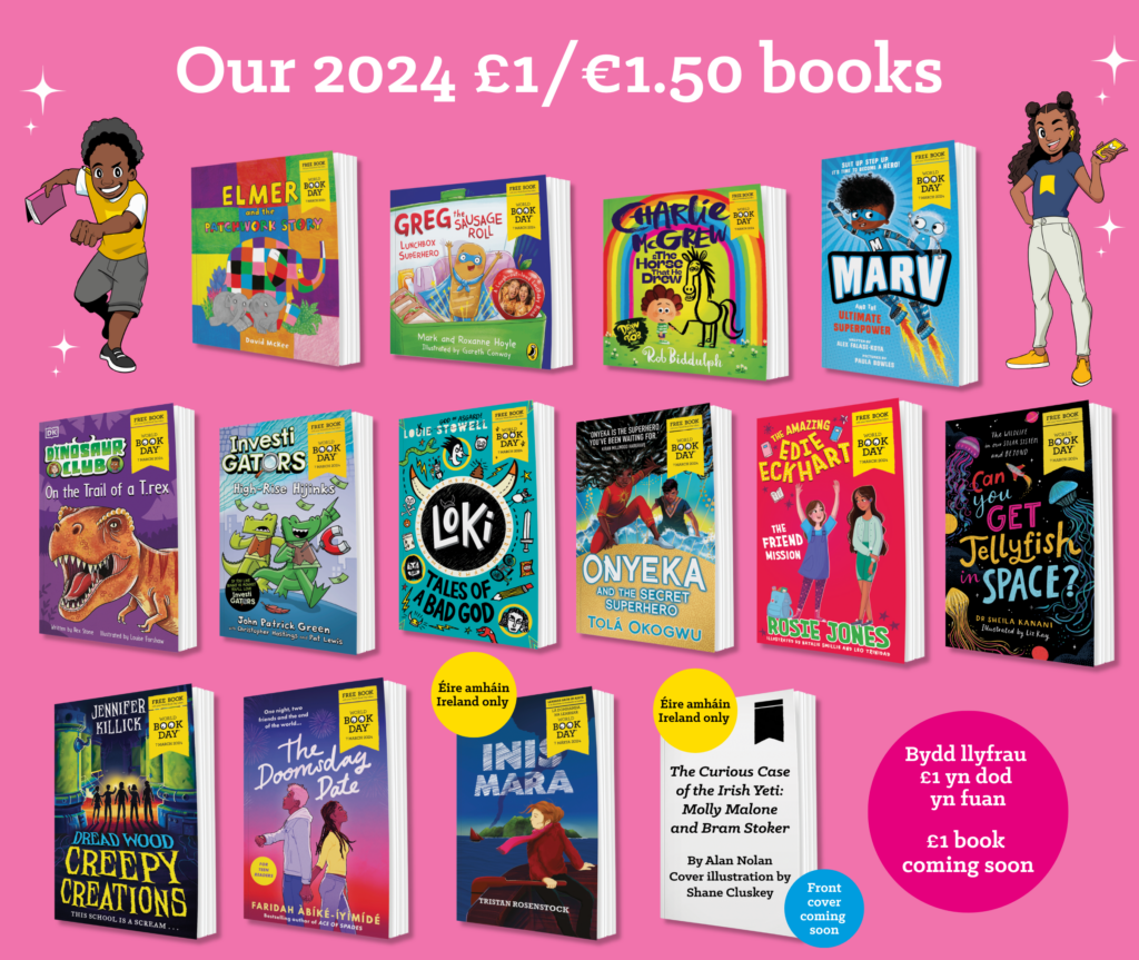 World Book Day reveals 2024 £1/€1.50 books to encourage the joy of ...