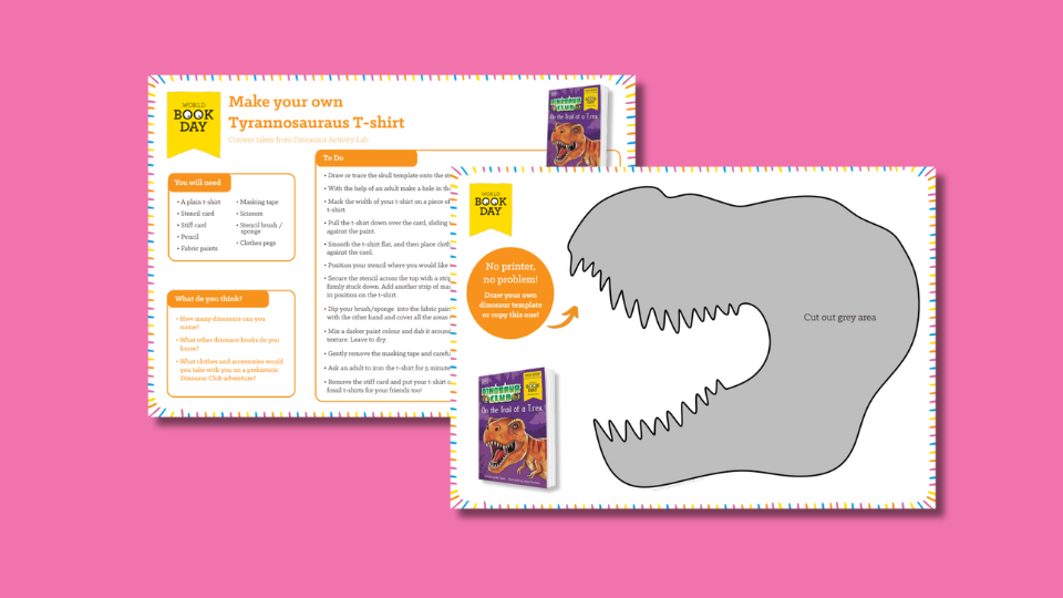 Dinosaur Club: On the Trail of a T. rex Dressing Up Resource
