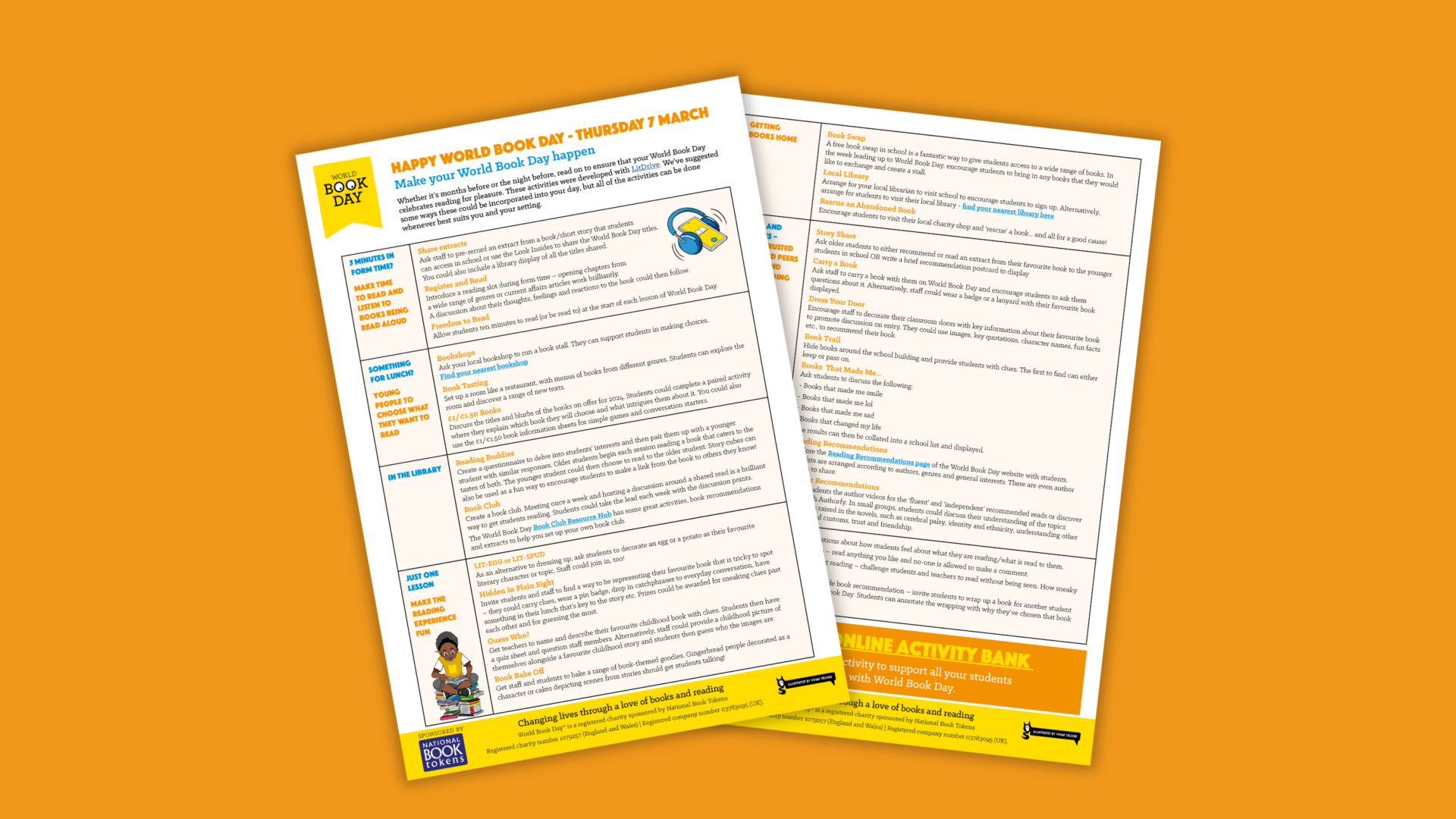 Secondary Schools Activity Bank Resource