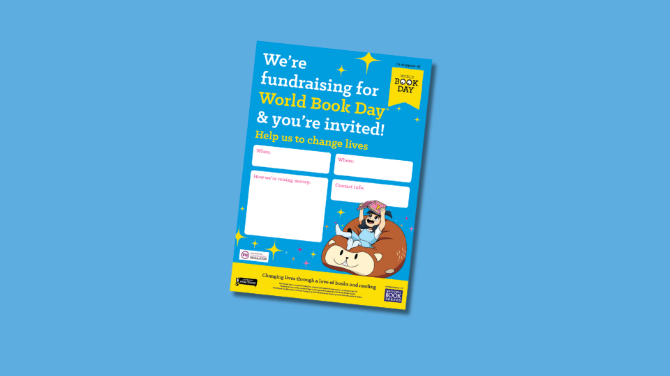 World Book Day 2025 Fundraising Poster