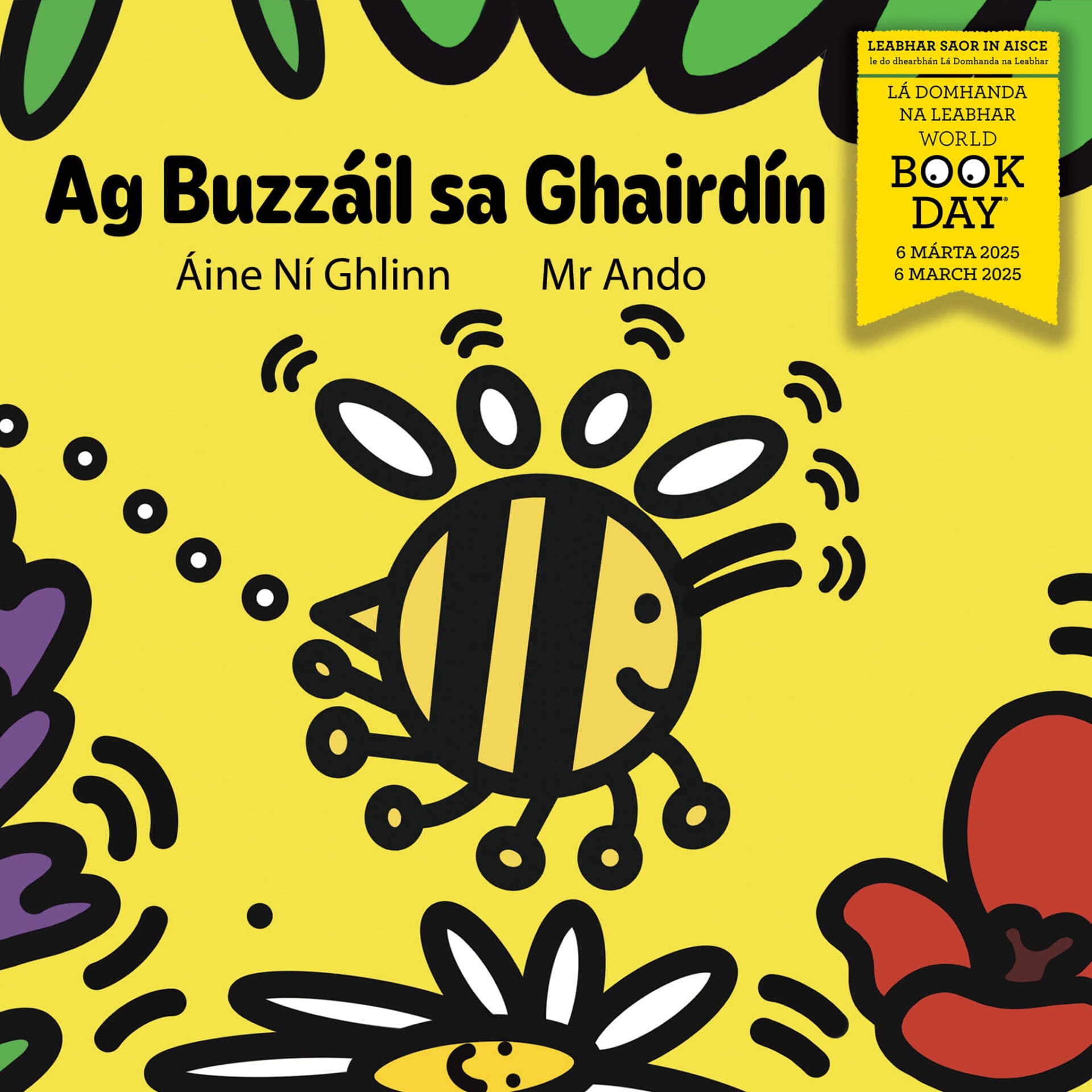 Ag Buzzáil sa Ghairdín book cover