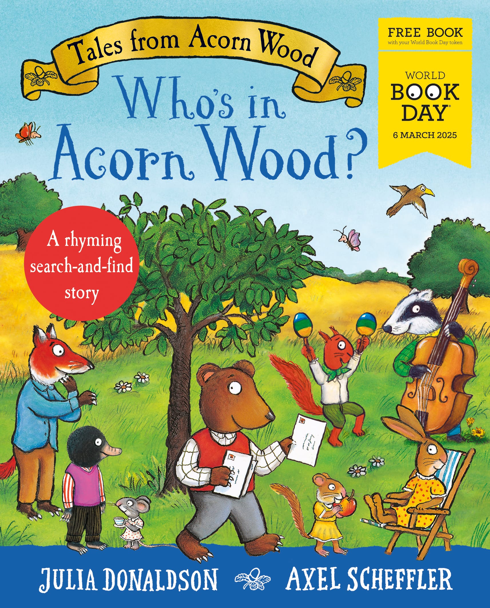 Who's in Acorn Wood £1 book cover