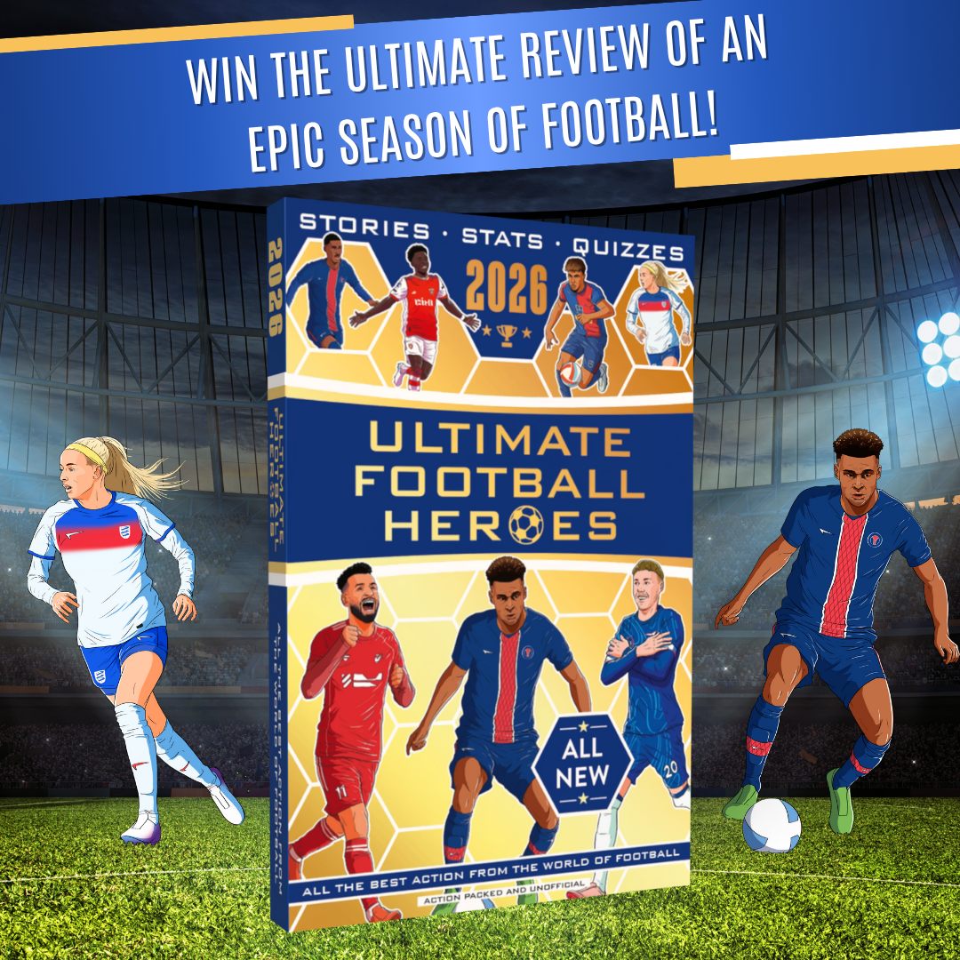 Win Ultimate Football Heroes 2026 plus 5 additional books from the range