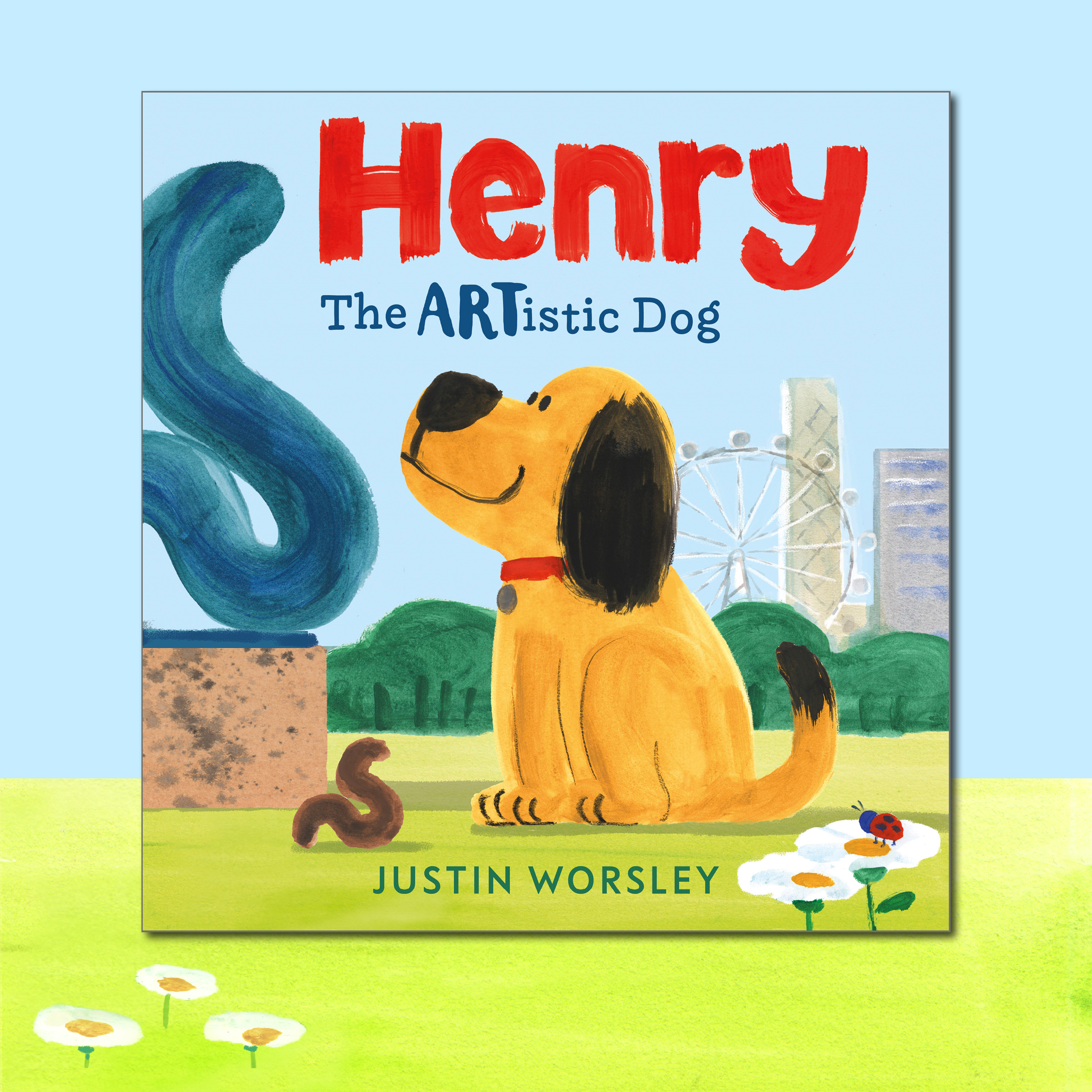 Andersen Press are giving 5 winners the chance to win a signed copy of Henry the Artistic Dog