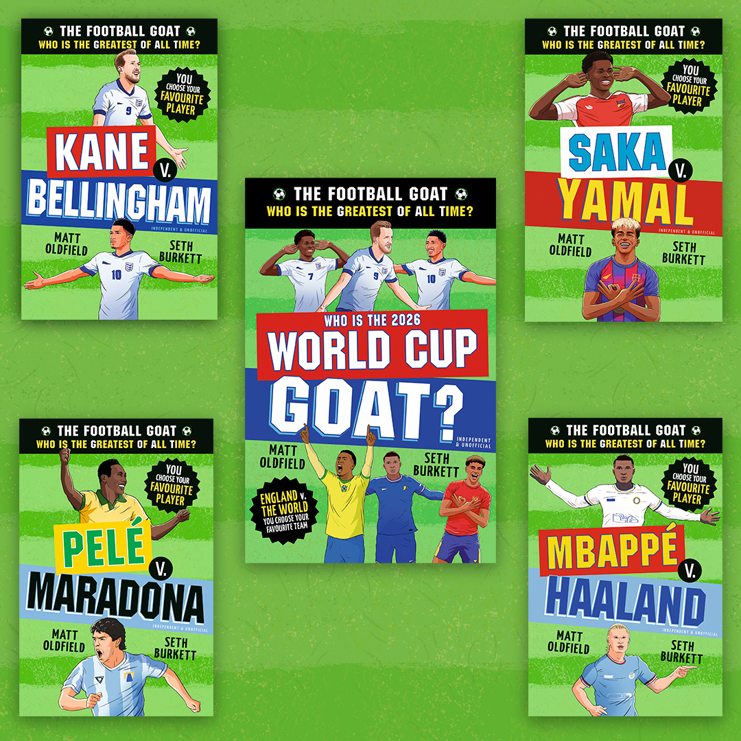 Win a ‘The Football GOAT’ series book bundle!